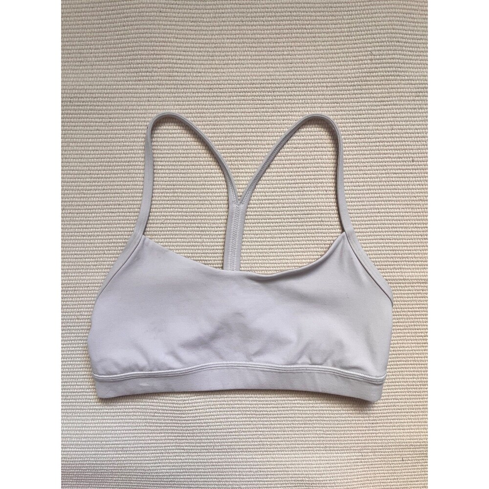 Lululemon Flow Y Bra *Nulu in White Size US 6